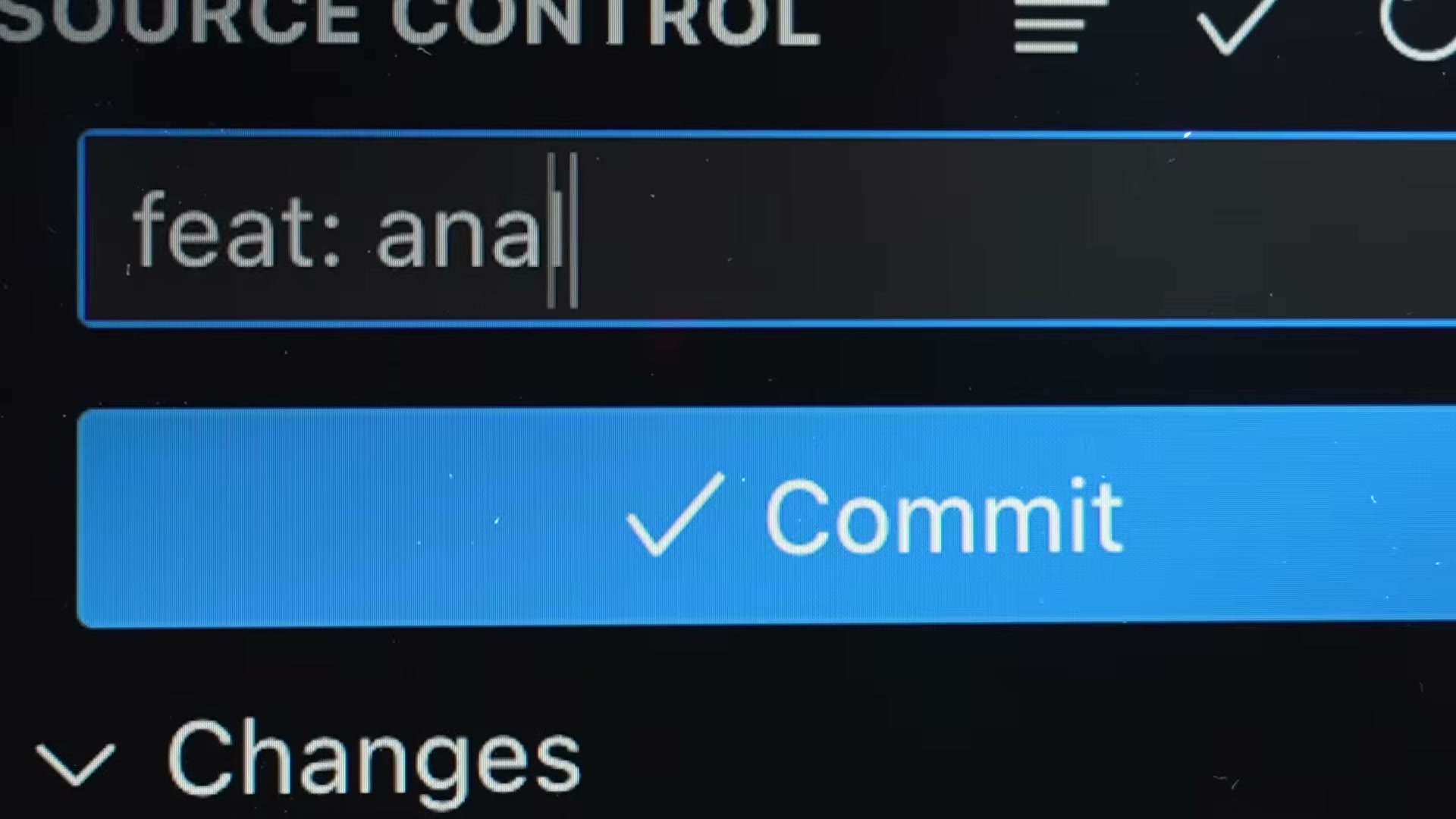 Marc's VS Code commit workflow: conventional commits keep 35 projects organized