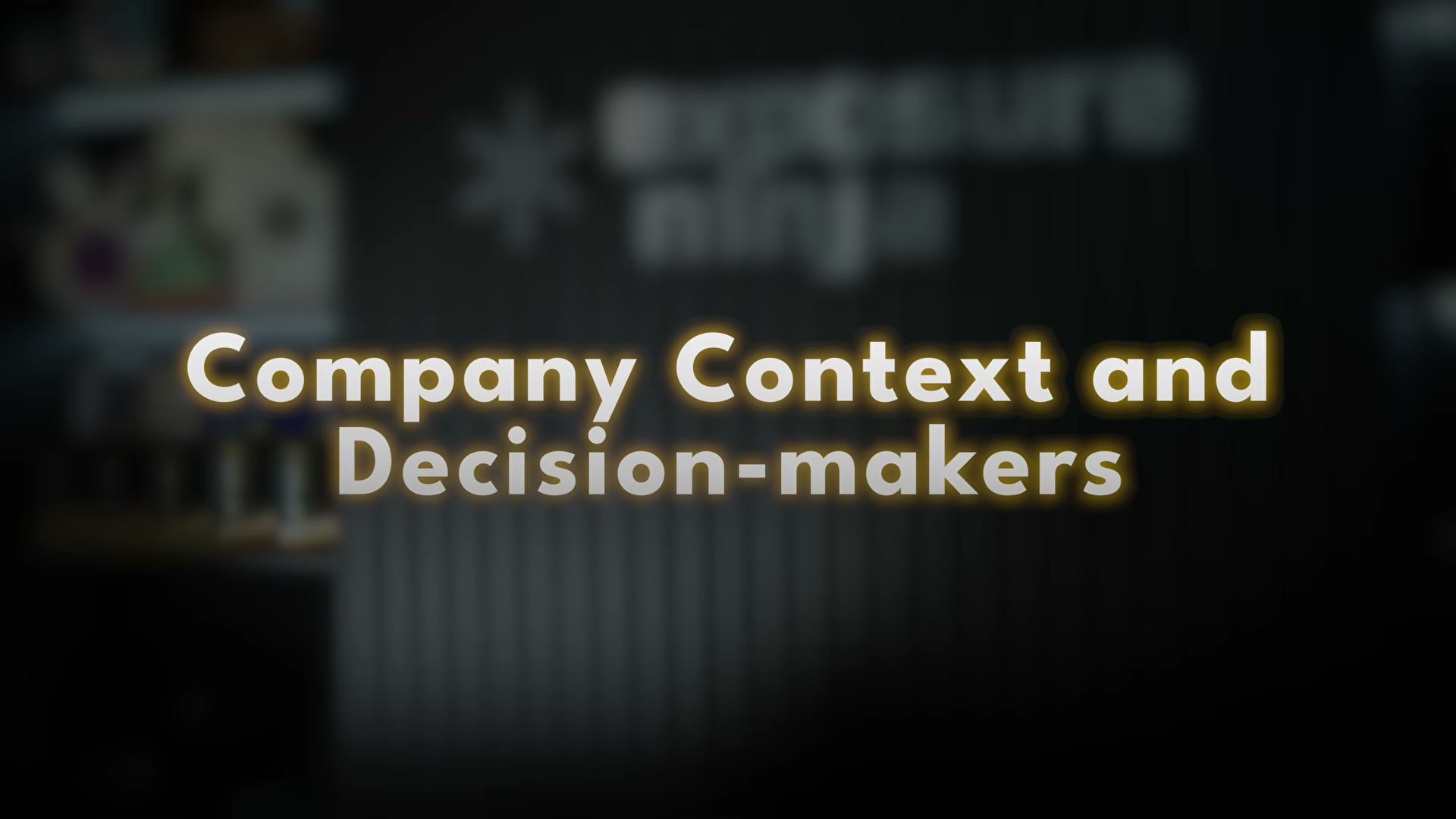 Step: Provide company context and name your decision-makers so agencies pitch to the right people.