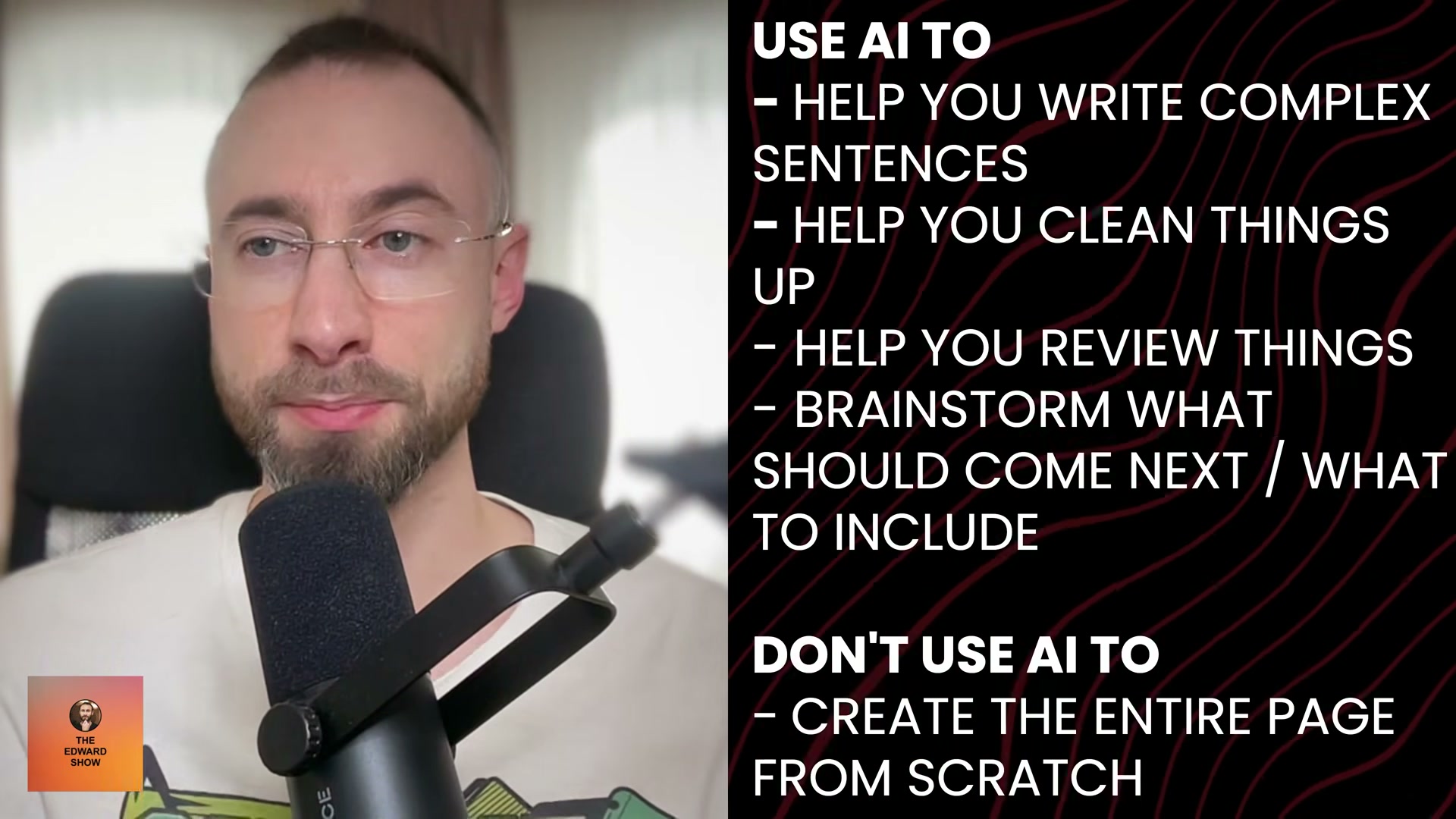 The human-led AI-assisted rule: use AI to enhance your writing, never to replace it entirely