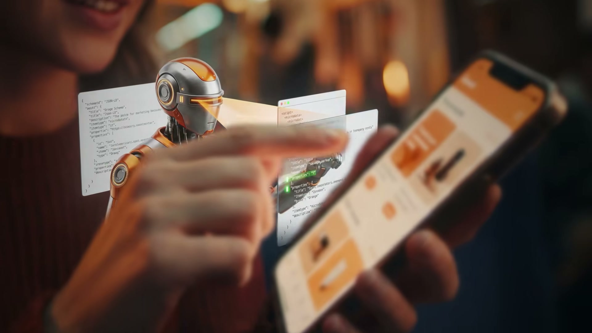 Structured data is the language AI agents read — JSON-LD and microdata tell agents exactly what your site sells.