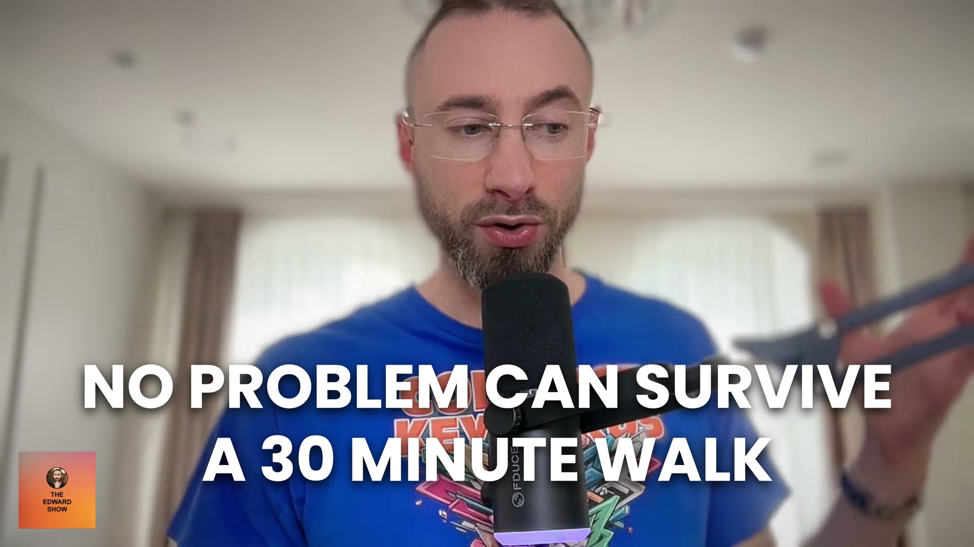 'No problem can survive a 30-minute walk' — use your long Pomodoro break to physically reset, not scroll.