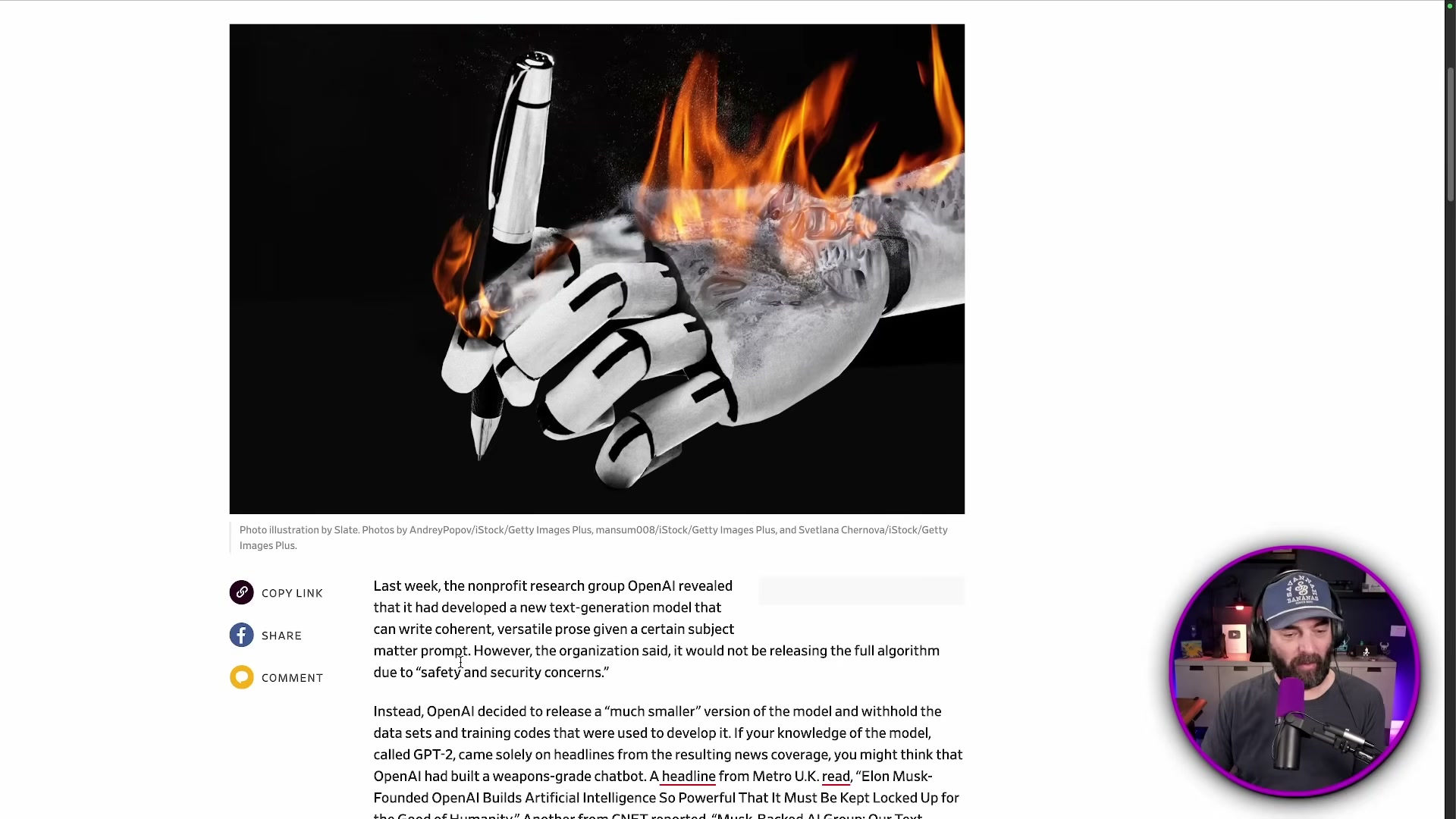 2019 flashback: OpenAI's GPT-2 'too dangerous to release' media moment — the precedent Anthropic's controlled-access model strategy echoes.