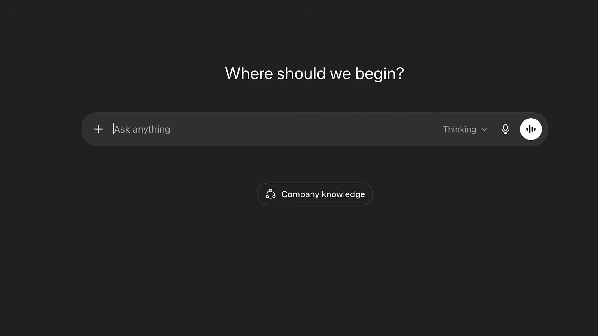 Starting a query in an AI assistant — this is the interface where your brand either shows up cited, mentioned without credit, or doesn't appear at all.