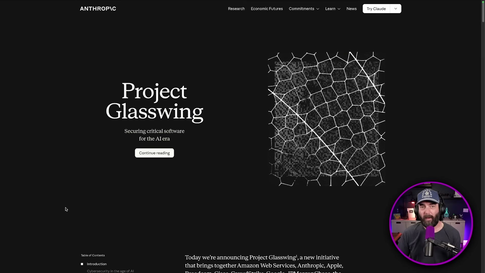 Anthropic's Project Glasswing: the controlled-access program using Claude Mythos Preview to harden critical software infrastructure before public release.