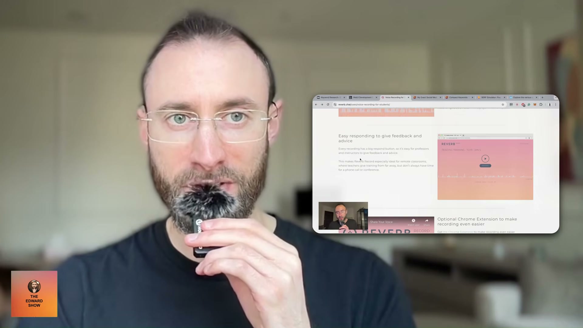 Tools referenced in the tutorial: screen content visible alongside the case study walkthrough.