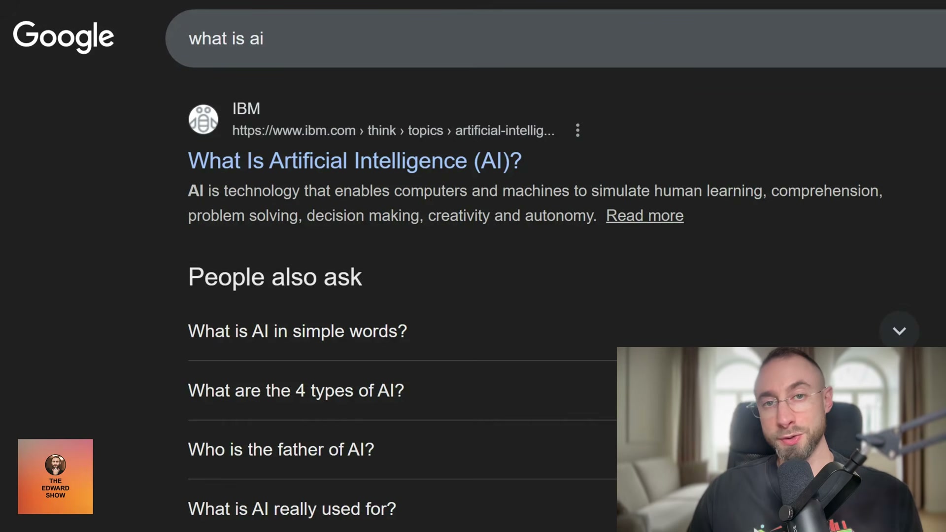 IBM ranks #1 on Google for 'what is AI' — above OpenAI, above Anthropic, above every AI-native brand. The Think blog's structure is why.