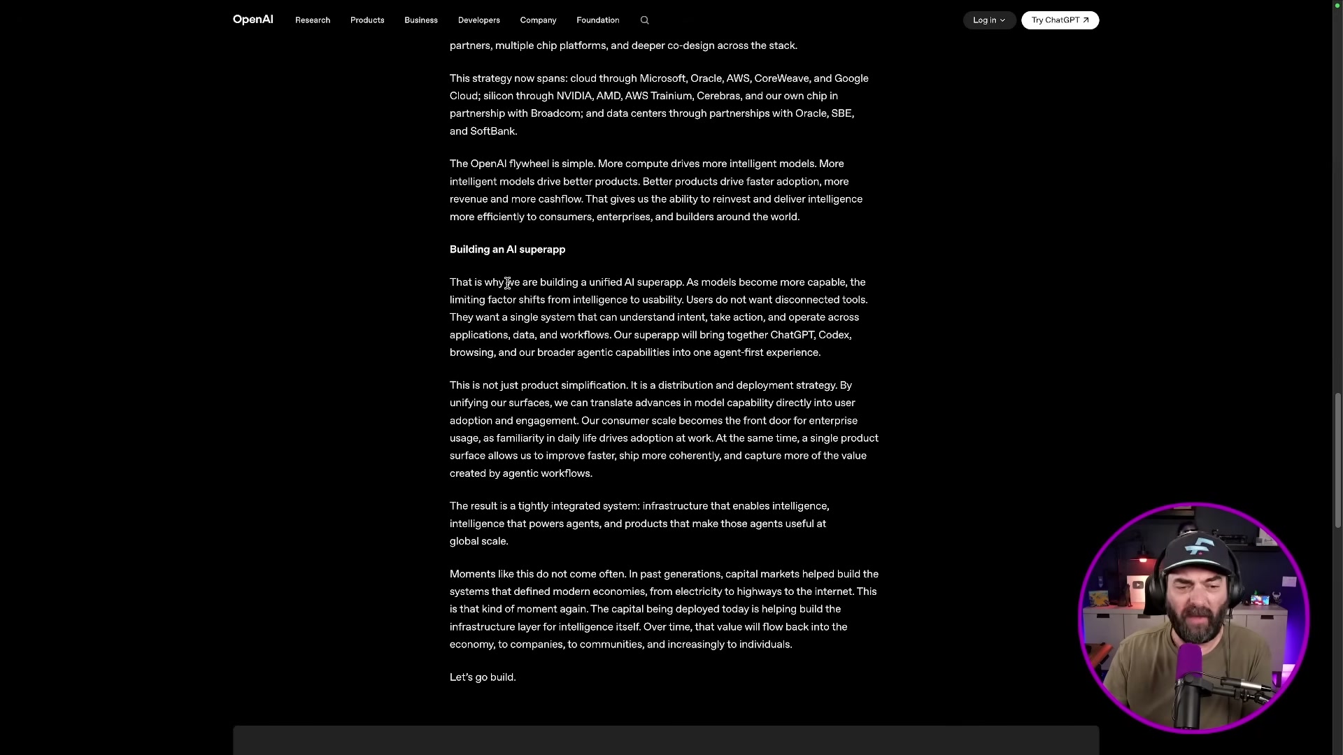 OpenAI declares its superapp ambition: one unified system for ChatGPT, Codex, APIs, and agentic workflows across every surface
