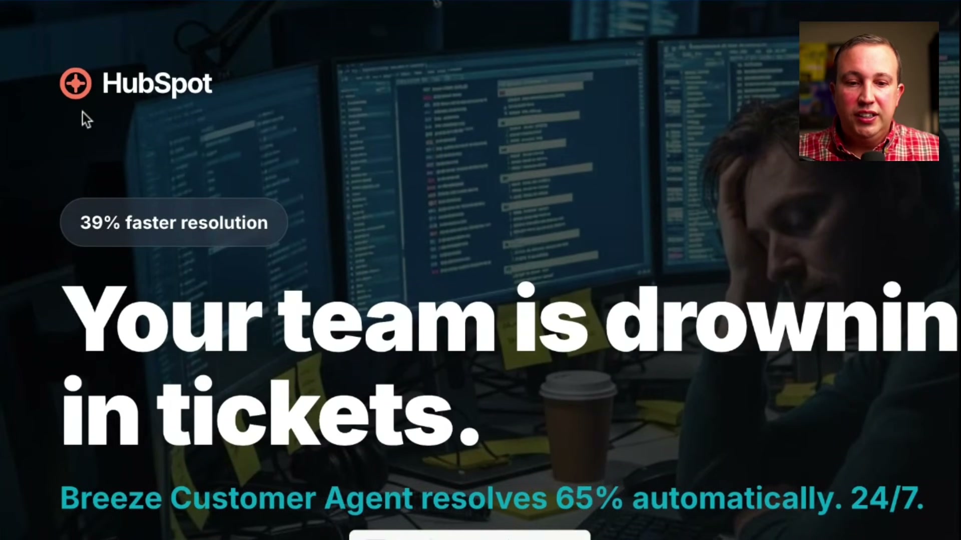 Second ad variant out of the same run: pain-point headline, live stat badge, platform-ready layout.