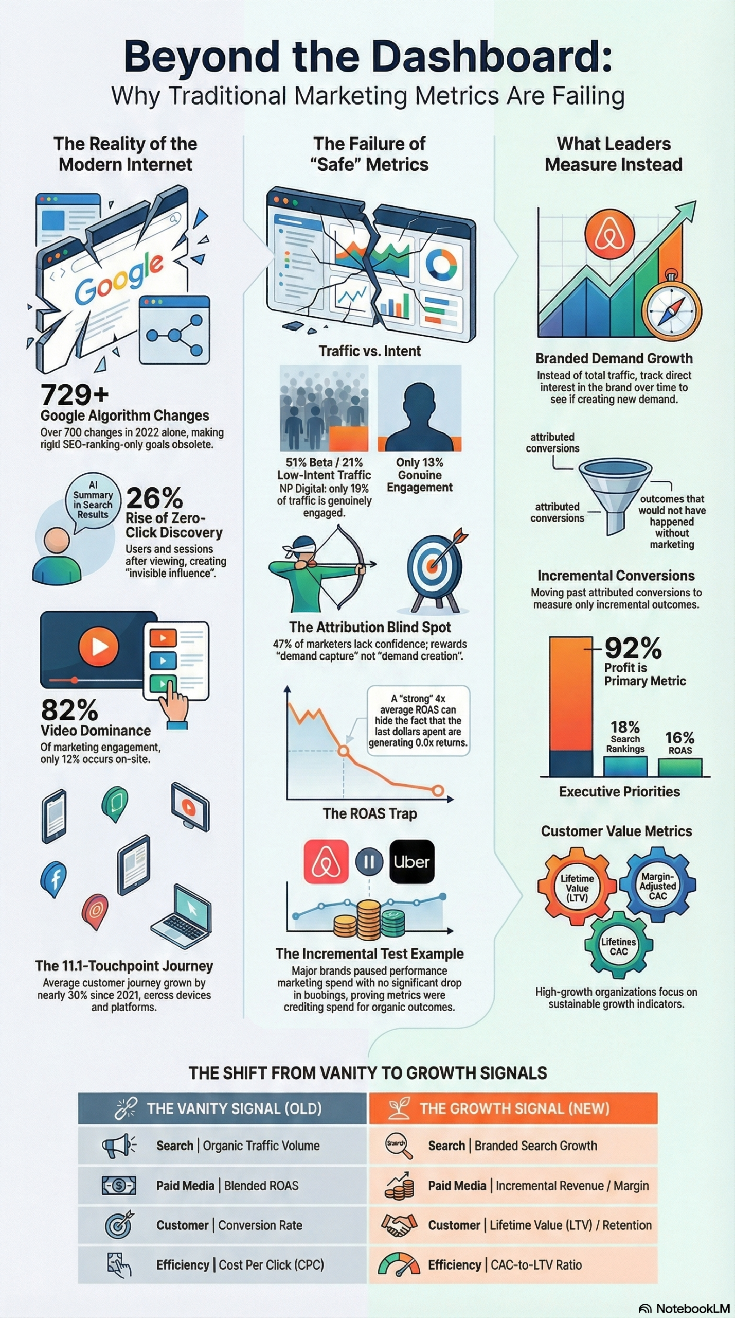 Infographic: How to Replace Misleading Marketing Metrics With Ones That Drive Growth