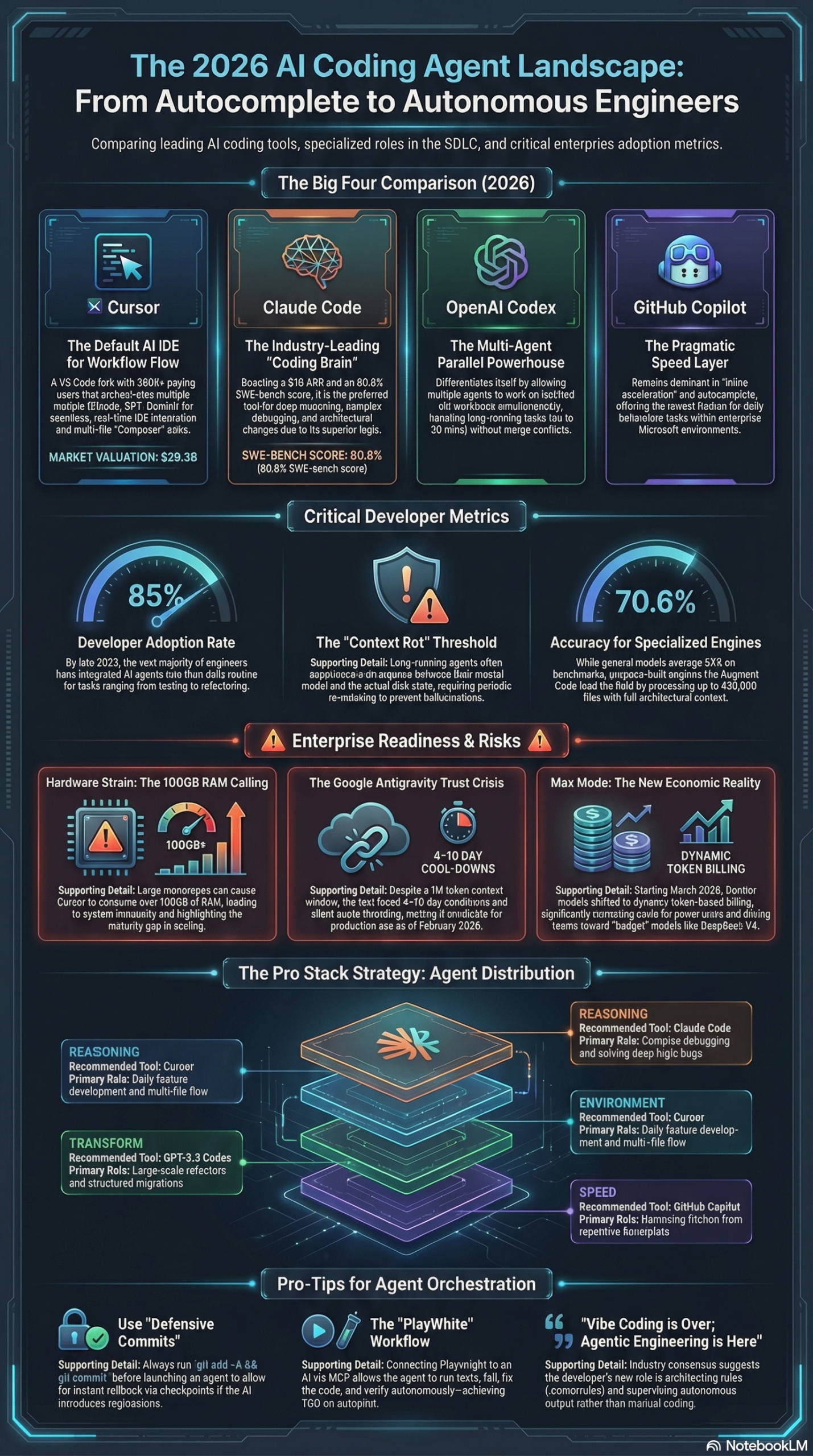 Infographic: Cursor 3 Agent-First IDE: Complete Setup and Workflow Guide 2026