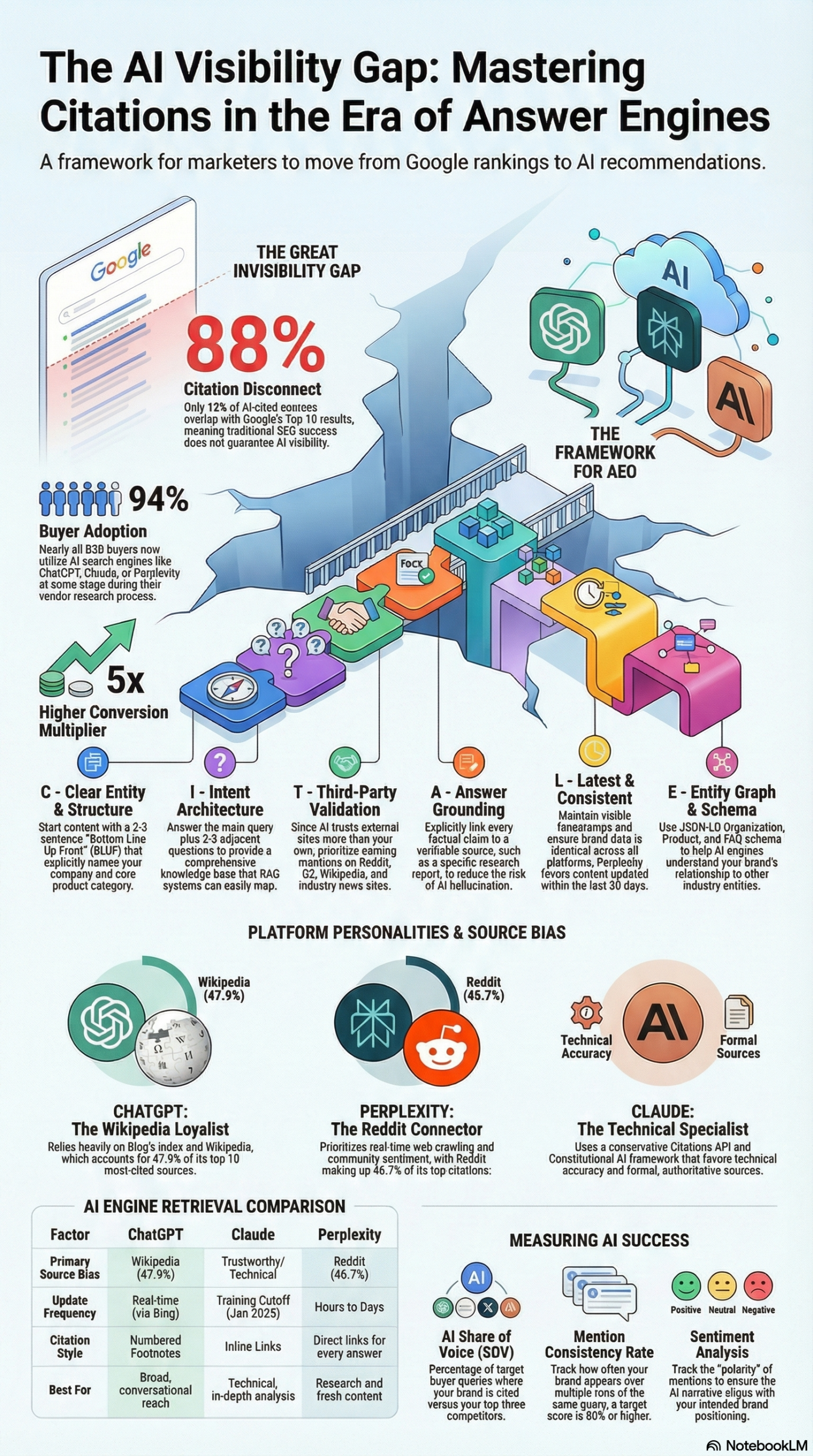 Infographic: How to Build an AI Search Visibility Tracker for Under $100/Month