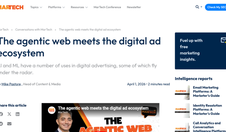 The Agentic Web Is Here: How AI Is Reshaping Digital Advertising