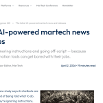 Article backdrop: The latest AI-powered martech news and releases