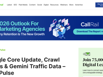 Article backdrop: Google Core Update, Crawl Limits & Gemini Traffic Data – SEO