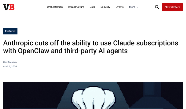 Anthropic Bans Third-Party AI Agents from Claude Subscriptions