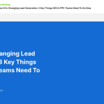 Article backdrop: How AI Is Changing Lead Generation: 3 Key Things SEO & PPC T
