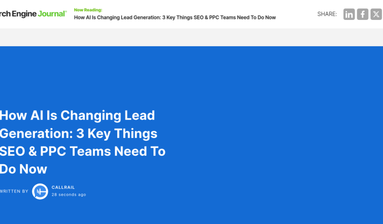 AI Is Reshaping Lead Gen: What SEO & PPC Teams Must Do Now