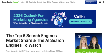 Article backdrop: The Top 6 Search Engines Market Share & The AI Search Engine