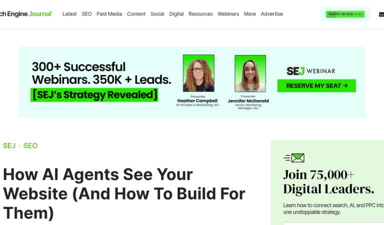 How AI Agents See Your Website — What Marketers Must Build Now