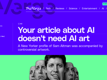 Article backdrop: Your article about AI doesn’t need AI art