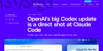 Article backdrop: OpenAI’s big Codex update is a direct shot at Claude Code