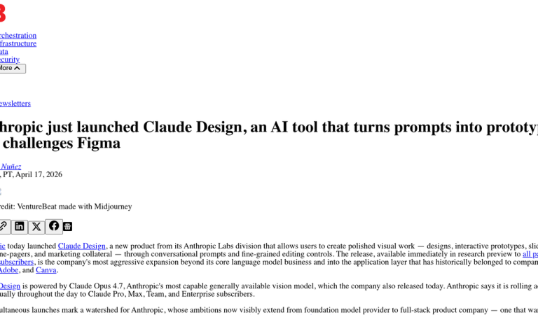 Claude Design: How Anthropic’s AI Turns Prompts Into Prototypes