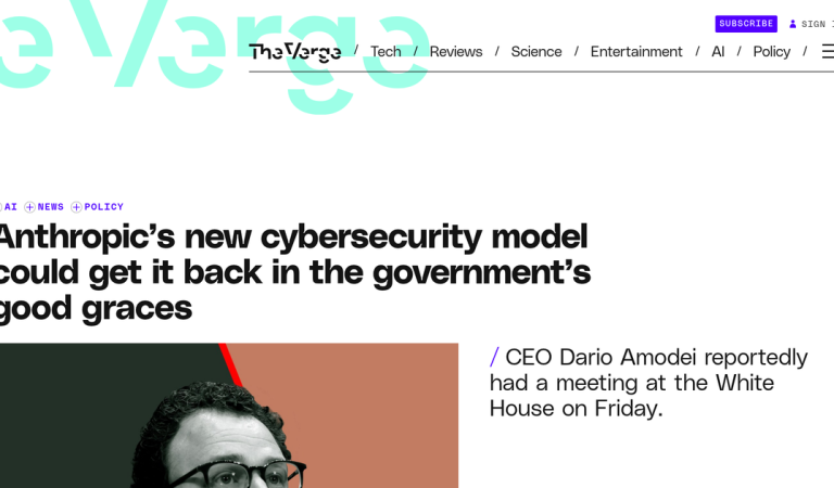 How Anthropic’s Claude Mythos Preview Could Win Back Washington