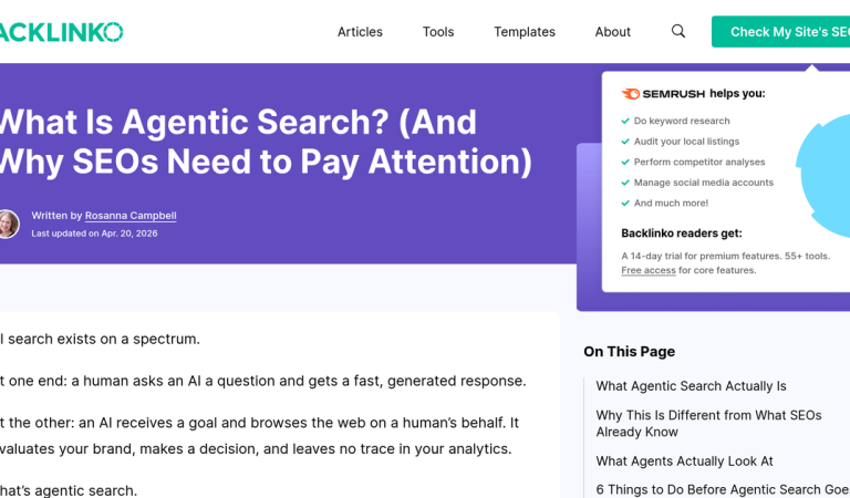 Agentic Search in 2026: How AI Agents Are Rewriting Your SEO