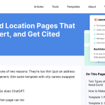 Article backdrop: How to Build Location Pages That Rank, Convert, and Get Cite