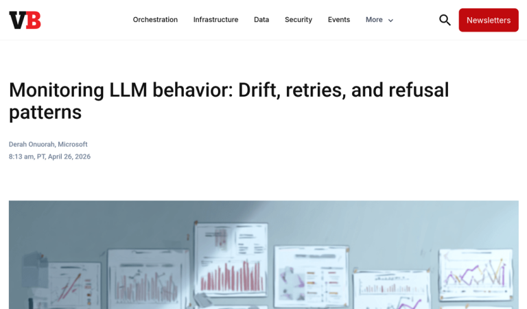 LLM Behavior Monitoring: Drift, Retries, and Refusal Patterns