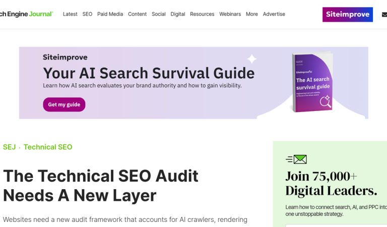 Your Technical SEO Audit Is Missing an AI Visibility Layer