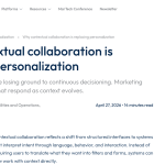 Article backdrop: Why contextual collaboration is replacing personalization
