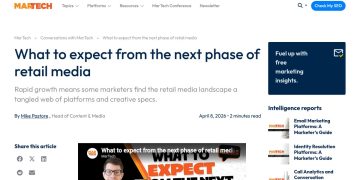 Daily Marketing Roundup: What to expect from the next phase of retail media
