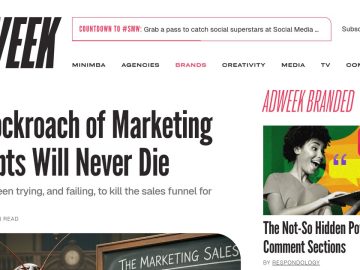 Daily Marketing Roundup: The Cockroach of Marketing Concepts Will Never Die