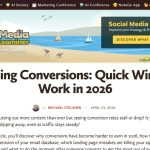 Daily Marketing Roundup: Increasing Conversions: Quick Wins That Work in 2026