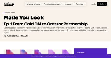 Viral 50: Expert SessionsJoin our upcoming session Made You Look Ep. 1