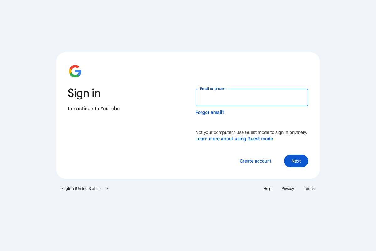 studio.youtube.com Google Sign-In gate — analytics dashboard not accessible without authentication
