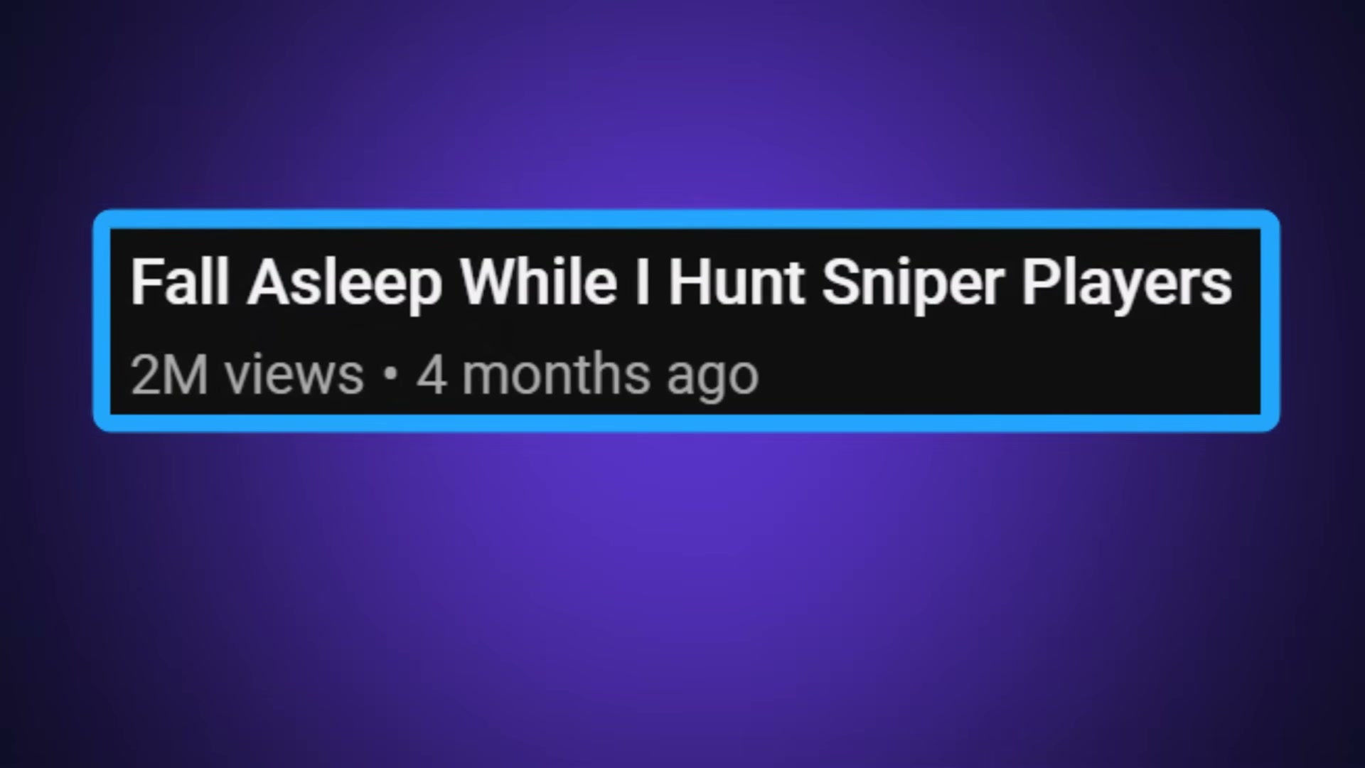 The outlier that started it all: 2M views in 4 months on a channel that barely existed.