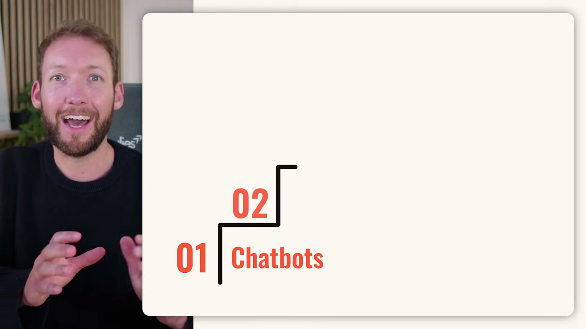 The four-level AI framework starts at Level 1: basic chatbots — one prompt, one response, no memory.