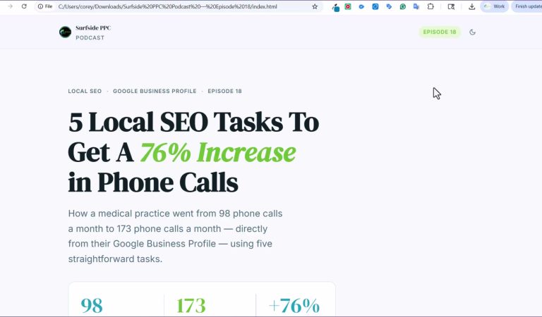 Tutorial: 5 Local SEO Tasks to Get More Phone Calls