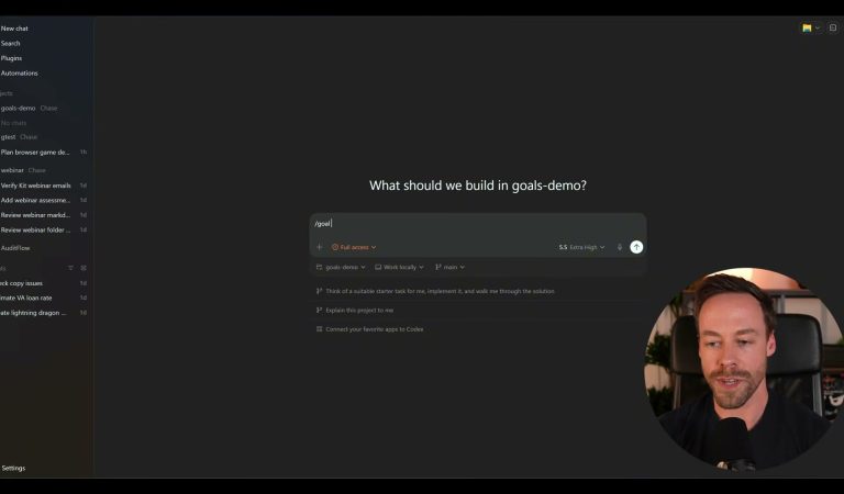Tutorial: Automate Coding Tasks With OpenAI Codex Goals