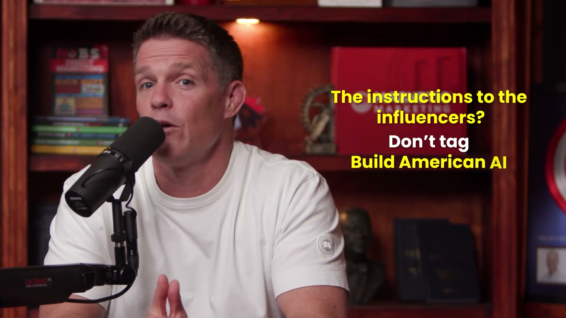 'Don't tag Build American AI': the hidden instruction inside the influencer brief that exposes the coordination.