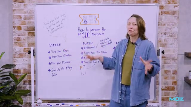 Walking through the DURING phase: four tactics for getting the most out of every conference hour.