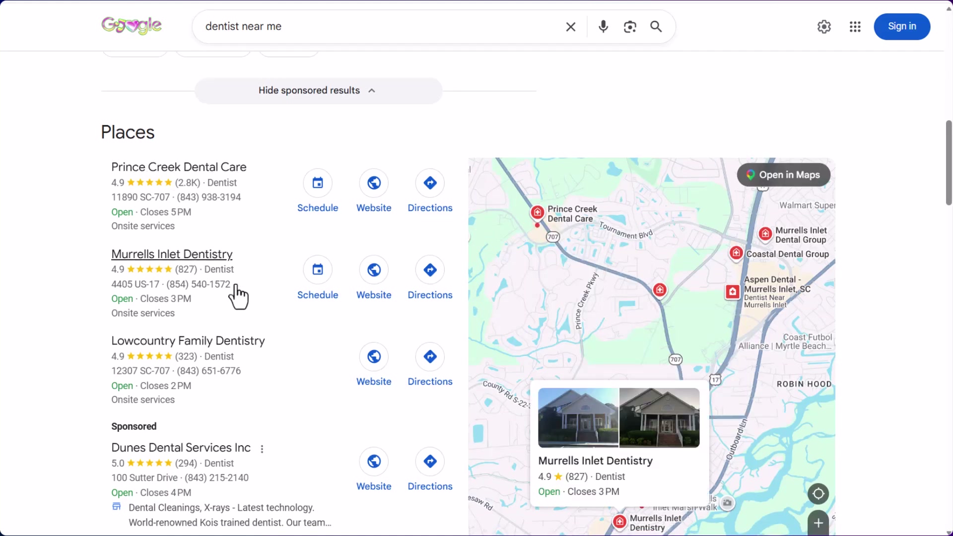 The Google Map Pack — the three-listing local result block — is the single highest-impact free visibility slot for dental practices searching for new patients.