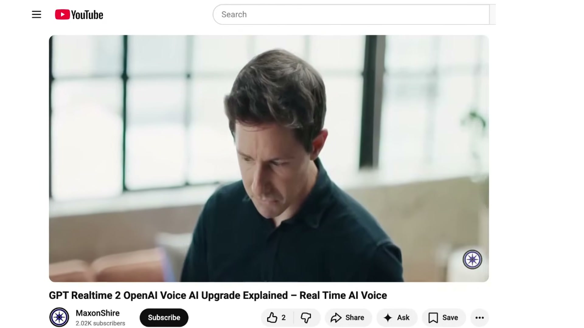 The OpenAI Realtime Voice API upgrade — the second major signal the host cites as proof that real-time voice AI has arrived.