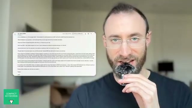 A real document dissected on-screen: the practitioner walks through how AI models actually parse and retrieve brand mentions from long-form written content.
