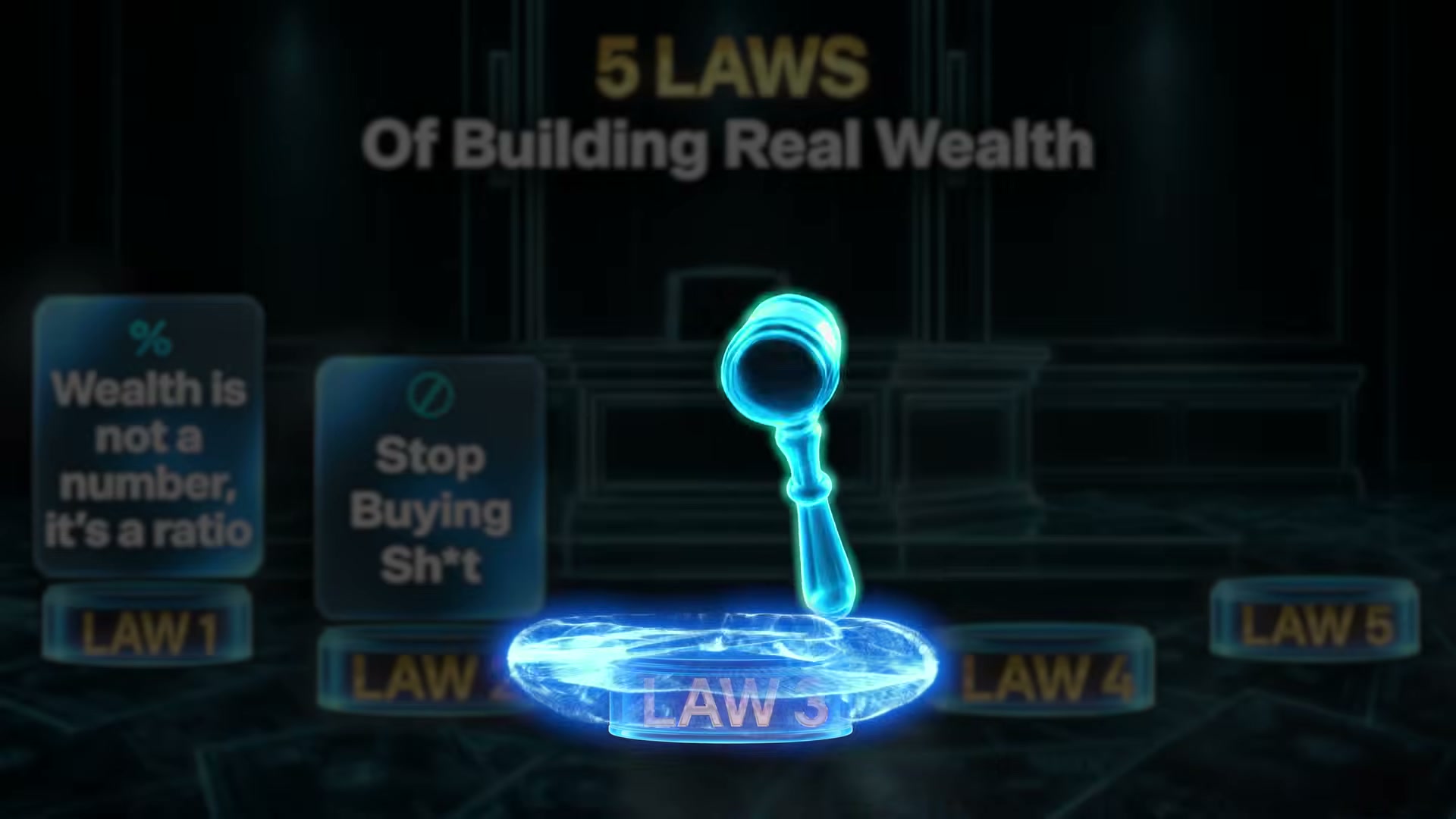 The complete framework: 5 Laws of Building Real Wealth — Law 1 reframes wealth as a ratio; Law 2 attacks lifestyle inflation at the source.