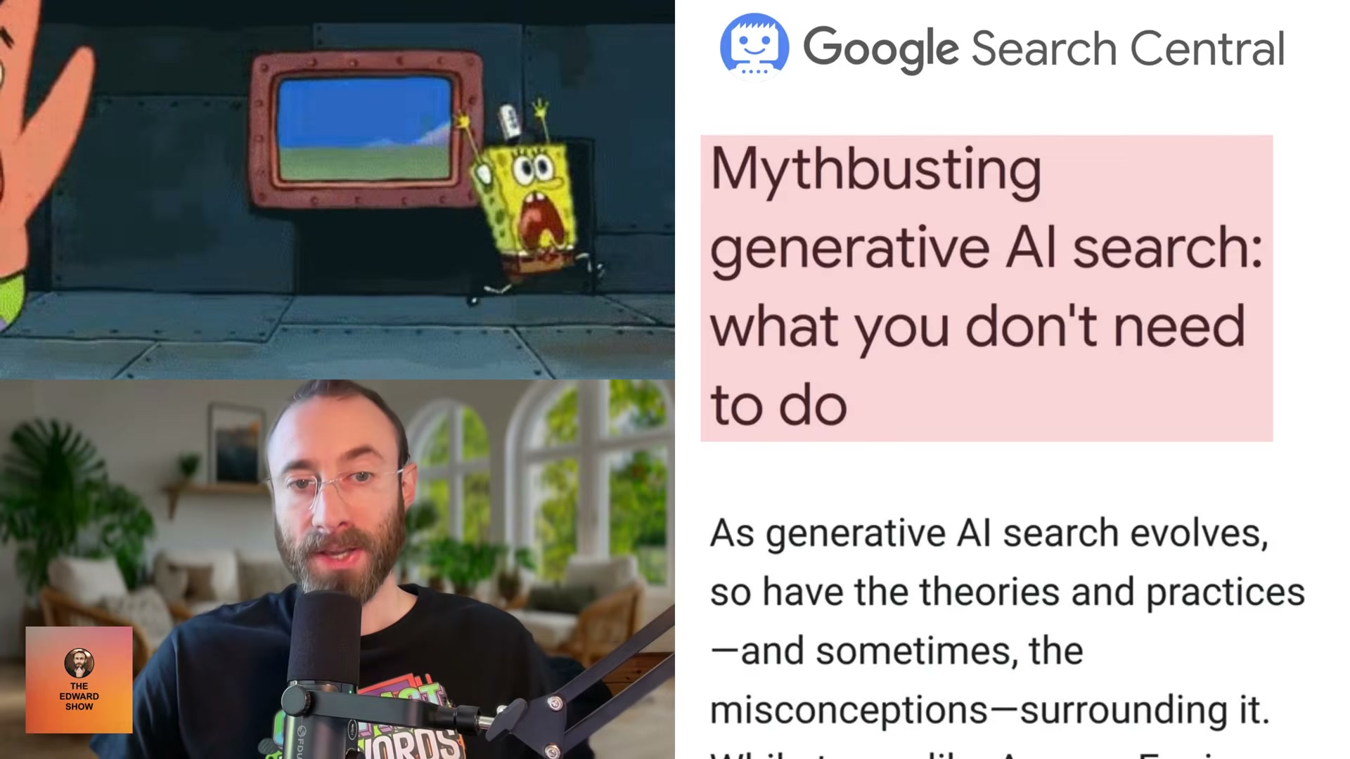 Google's own mythbusting section: the GEO tactics you've been told to do that you can skip