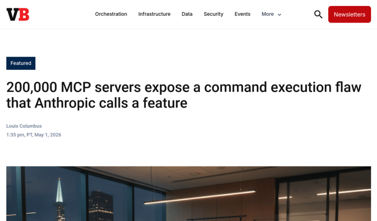 MCP stdio Flaw Hits 200,000 AI Agent Servers: What Marketers Must Know