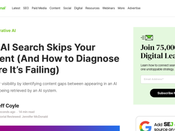 Article backdrop: Why AI Search Skips Your Content (And How to Diagnose Where
